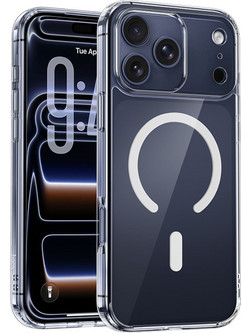 Hoco Magnetic Series Airbag Anti-fall Θήκη Cover Transparent (iPhone 17 Pro)