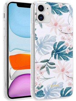 Crong Flower Case - Case For Iphone 11 (Pattern 01) - (CRG-FLR-IP11-01)