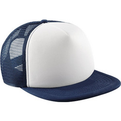 Παιδικό Καπέλο Trucker B645b Beechfield Vintage Snapback French Navy/White