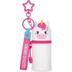 LEGAMI ΠΟΡΤΟΦΟΛΑΚΙ ΑΠΟ ΣΙΛΙΚΟΝΗ MINI KAWAII ΜΕ ΜΠΡΕΛΟΚ UNICORN (ΜΟΝΟΚΕΡΟΣ) MKAW0003