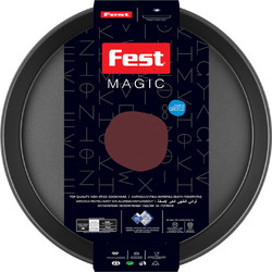 Fest Magic Ταψί Στρογγυλό Αλουμινίου με Αντικολλητική Επίστρωση 34cm