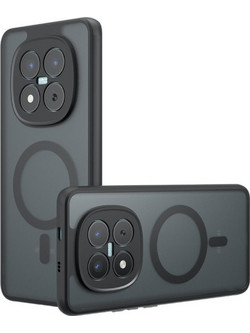 Techsuit PureFrost MagSafe Θήκη Frosted Black (Xiaomi Redmi Note 15 Pro+ 5G / Poco M8 Pro 5G)