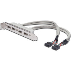 Digitus 4x USB 2.0 male 25cm