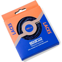 Sparco Κορδόνια Παπουτσιών Στρογγυλά Πολυεστερικά Navy Blue 2τμχ 140cm (BAT0024B0N02140)