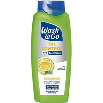 Wash & Go Oil Control Φυτικό Σαμπουάν & Conditioner για Επανόρθωση για Λιπαρά Μαλλιά 650ml