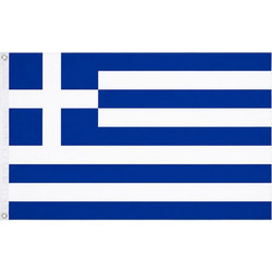 Σημαία Ελληνική οικονομική χωρίς κρόσσια 90x1.50cm