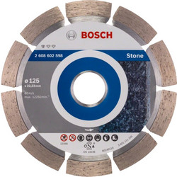 BOSCH ΔΙΑΜΑΝΤΟΔΙΣΚΟΣ ΚΟΠΗΣ ΠΛΑΚΙΔΙΩΝ STANDARD FOR STONE 125mm 2608602598