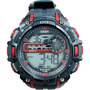 541021 ΨΗΦΙΑΚΟ ΡΟΛΟΙ ΧΕΙΡΟΣ - H1609 - DASH - 115169 - BLACK/RED 541021 ΨΗΦΙΑΚΟ ΡΟΛΟΙ ΧΕΙΡΟΣ - H1609 - DASH - 115169 - BLACK/RED