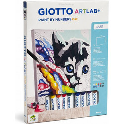 Σετ ζωγραφικής Giotto Artlab+ Paint by Numbers Cat F582700