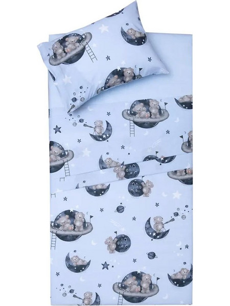 Κουβερλί Βρεφικό Απόλλο Ciel Viopros 120x160cm Βαμβάκι