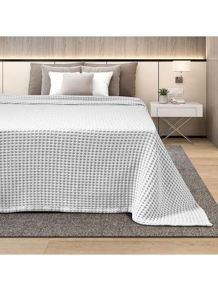 ΚΟΥΒΕΡΤΑ ΠΙΚΕ KING SIZE ADAM HOME 240x260 WHITE - Adam Home