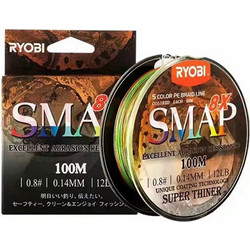 RYOBI SMAP x8 Braid Multicolor Νήμα 100m