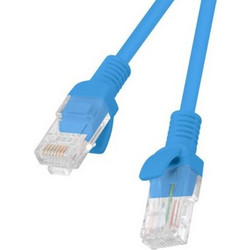 Lanberg U/UTP Cat.5e Καλώδιο Δικτύου Ethernet 0.5m Blue