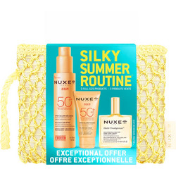 Nuxe Sun Melting Sun Cream SPF50 50ml + Tanning Spray SPF50 150ml + Huile Prodigieuse 50ml