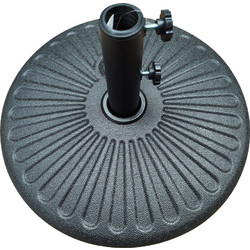 Βάση Ομπρέλας ArteLibre HAINAN 2.1kg Μαύρο Πλαστικό 51x12x51cm 14660080 ArteLibre