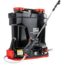 Red Technic Ψεκαστήρας Πλάτης Μπαταρίας 20L 12V 8Ah με Τηλεσκοπική Λόγχη και 4 Ακροφύσια, RTOA0109 - RED TECHNIC