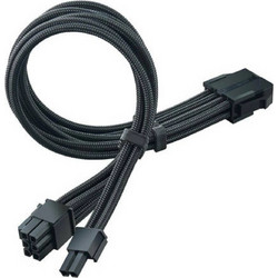Silverstone 8-Pin PCIe - 6+2 Pin PCIe Cable 0.3m Μαύρο SST-PP07E-PCIB