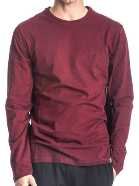 Paco & Co Men's Long Sleeve Tee 2481824 Wine