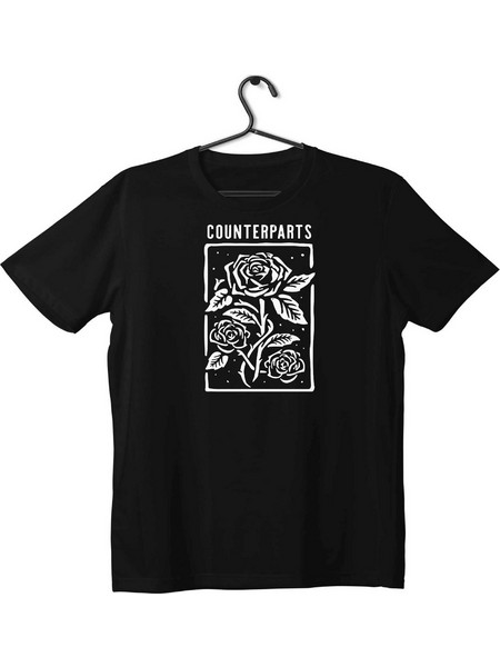 T-shirt Unisex Black Με Σχέδιο Counterparts
