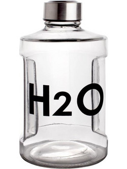 Μπουκάλι Νερού Γυάλινο 900ml H2O (ZT18QKHGS)