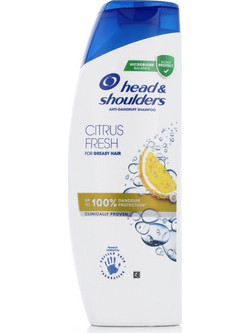 Head & Shoulders Citrus Fresh Σαμπουάν κατά της Πιτυρίδας για Λιπαρά Μαλλιά 400ml