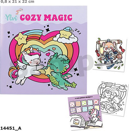 Ylvi - COZY Magic Colouring Book (0414451)