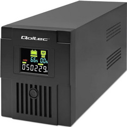 Qoltec Monolith 53771 UPS Line Interactive 2000VA 1200W με 4 Πρίζες C13 Schuko & French Schuko