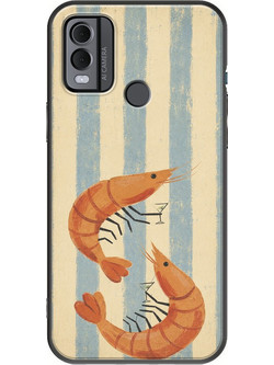 Θήκη Salt & Stripe Collection - The Tide Nokia C22 Black TPU (Μαύρη Σιλικόνη)