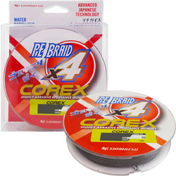 Shimatsu Νήμα Corex PE Braid X4 300 μ. 0,20 χιλ. / 20 lbs