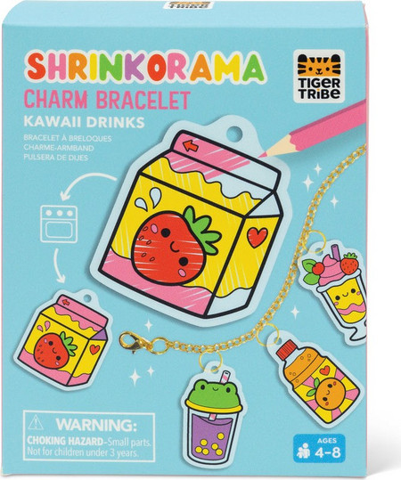 Shrinkorama - Charm Bracelet - Kawaii Drinks