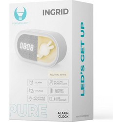 Forever Light Alarm clock with LED Bunny FNL-05