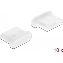 DeLock Dust Cover for USB Type-C female without grip 10τμχ White (64095)