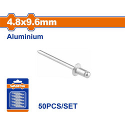 Wadfow WREZK32 Πριτσίνια Αλουμινίου M4.8x9.6mm 50τμχ