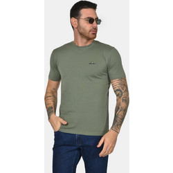 Ανδρικό T-shirt Από 100% Βαμβάκι Normal Fit Με Στρογγυλή Λαιμόκοψη - ΧΑΚΙ