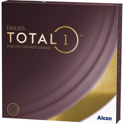Alcon & Ciba Vision Dailies Total 1 Ημερήσιοι Φακοί Επαφής Σιλικόνης Υδρογέλης με Blue Blocker 90τμχ