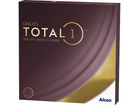 Alcon & Ciba Vision Dailies Total 1 Ημερήσιοι Φακοί Επαφής Σιλικόνης Υδρογέλης με Blue Blocker 90τμχ
