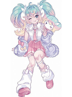 FuRyu Hatsune Miku Sweet School Life Pastel Φιγούρα 13cm