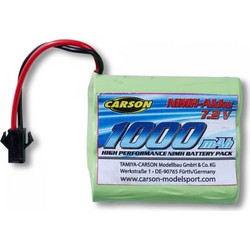 Carson 608276 7,2V/1000mAh NiMH JST 108049/50/51