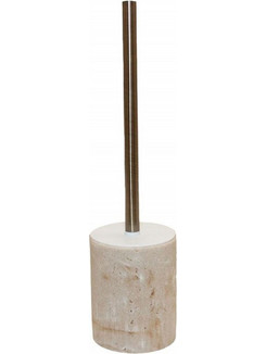 Πιγκάλ Pearl AH-BA26005 Φ9,5x36cm Beige Andrea House Πολυρεσίνη