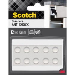 Αντικραδασμικά Διάφανα Αυτοκόλλητα 10mm Scotch (12 τμχ) - SP91A58
