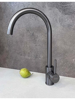 Μπαταρία Κουζίνας ICON LARA A581 Gun Metal Grey PVD 10930310