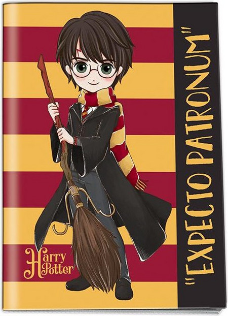 ΤΕΤΡΑΔΙΟ ΛΙΝΟΔΕΤΟ ΜΕ ΣΚΛΗΡΟ ΕΞΩΦΥΛΛΟ HARRY POTTER 17Χ25cm 22404