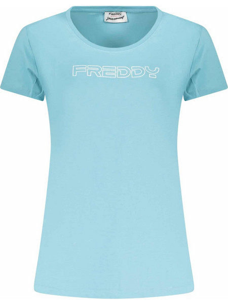 FREDDY WOMEN'S SHORT-SLEEVED T-SHIRT, BLUE Γαλάζιο