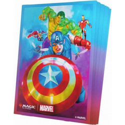 Gamegenic Premium Card Sleeves Standard Size - Marvel Super Heroes: Captain America, Team Leader