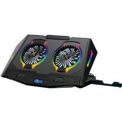 Conceptronic THYIA02B Cooling Pad Laptop έως 17" με 2 Ανεμιστήρες & Φωτισμό
