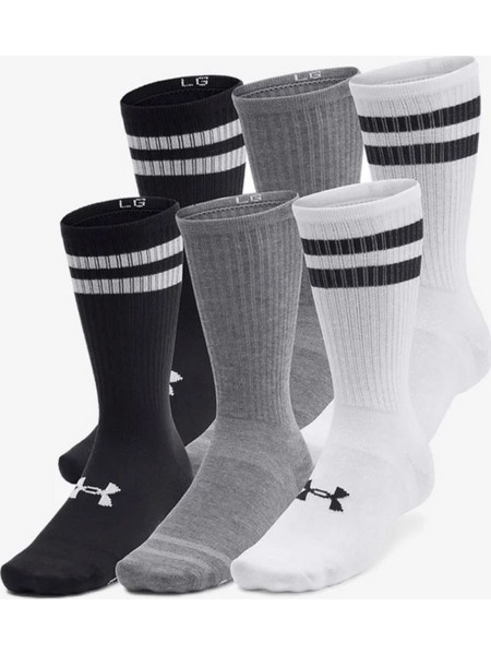 UA U Essential 6pk Crew (1387058-101) ΚΑΛΤΣΕΣ