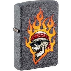 Zippo Flaming Skull - (46933)