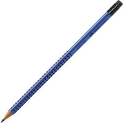 Μολύβι Faber Castell Με Γόμα Grip Dark Turquoise-Blue Β 100201457
