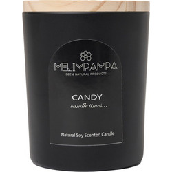 CANDY ΑΡΩΜΑΤΙΚΟ ΦΥΣΙΚΟ ΚΕΡΙ ΣΟΓΙΑΣ-ΜΑΥΡΟ 205gr