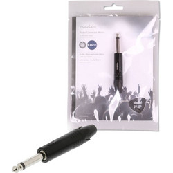 Nedis 233-0620 Βύσμα 6.3mm Jack mono male Μαύρο COTP23900BK
